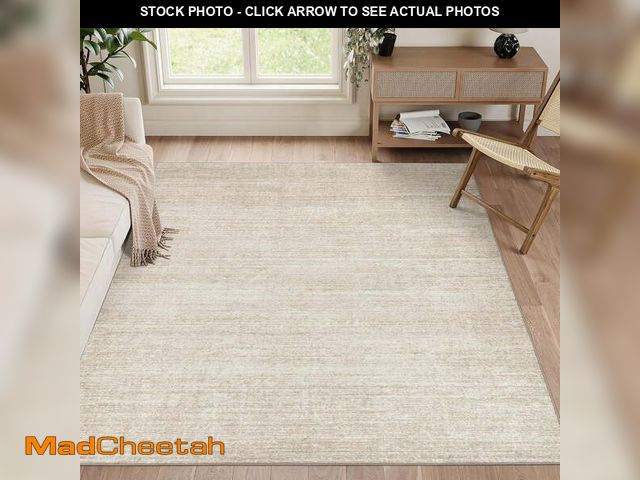 Lot 74-13817054 - Roxstand TPR Non-Slip Area Rug Washable Soft Carpet for Living Room Bedroom Kitchen Hallway Entryway...