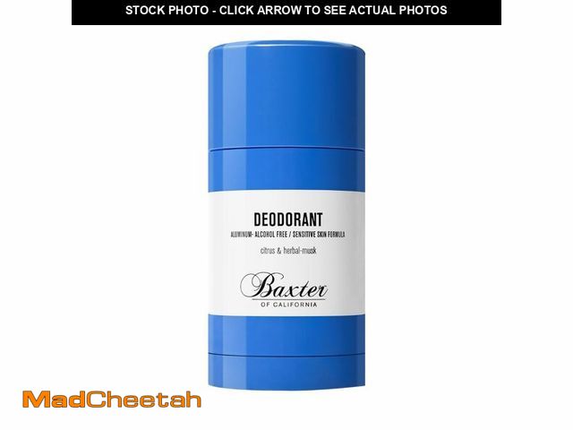 Lot 74-12969759 - Baxter of California Deodorant for Men, Aluminum &amp; Alcohol Free Clear Stick, Citrus &amp; Herbal...