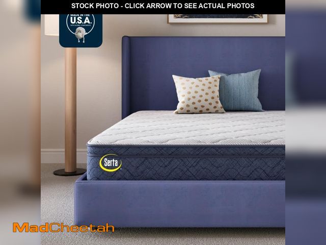 Lot 74-12274693 - Serta Five Star Mattress Tranquility 12-Inch Plush Pillow Top Ã¢â¬â Queen Size Ã¢â¬â Zoned Sup...