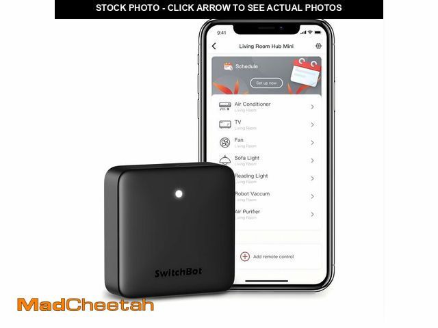 Lot 74-13548918 - SwitchBot Hub Mini Smart Remote - IR Universal Remote, WiFi IR Blaster for TV, Air Conditioner, Comp...