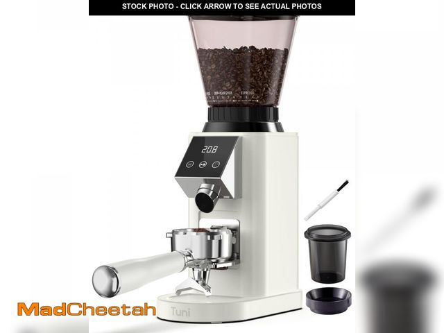 Lot 74-12052822 - Tuni G1 Conical Burr Coffee Grinder, 48 Grind Settings Anti-static Burr Mill, Precision Electronic T...