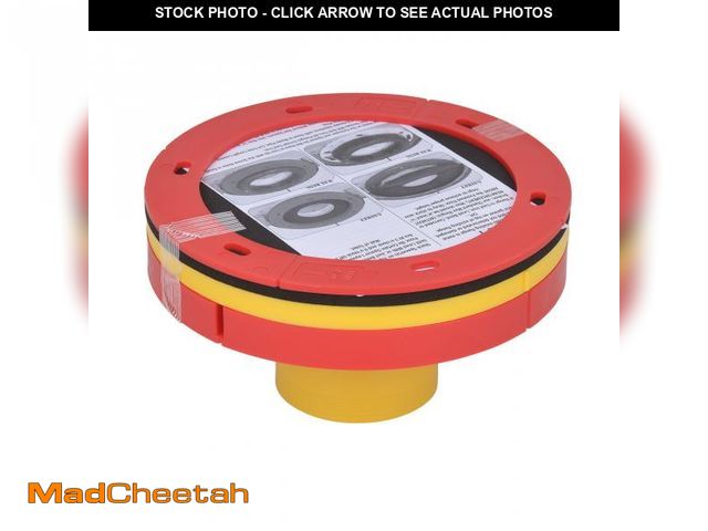Lot 74-11554554 - Oatey 43402 Toilet Flange Extender Kit, 3/4" - 7/8", Red, Yellow - USED