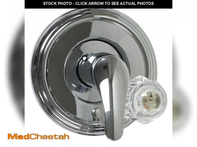 Lot 74-10628332 - Everbilt 1-Handle Shower Valve Trim Kit for Delta Shower Faucets in Chrome - UNUSED