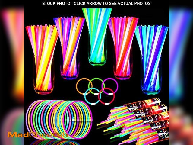 Lot 74-11558038 - TURNMEON 240 Pack Glow Sticks Bulk Party Pack Glow In The Dark Easter Eggs Party Supplies Glow Stick...