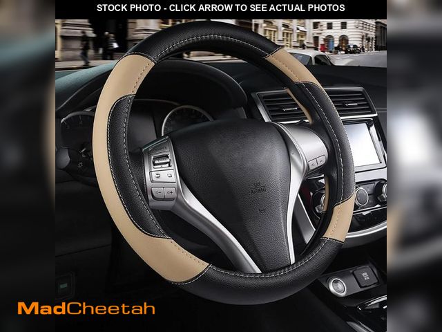 Lot 74-12328451 - *SEE DETAILS* Leather Car Steering Wheel Cover, Non-Slip Car Wheel Cover Protector Breathable Microf...