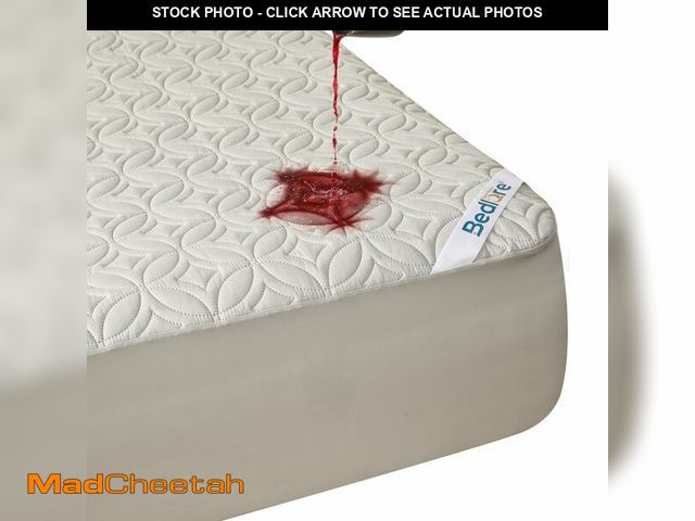 Lot 74-14331611 - BEDLORE Waterproof Mattress Protector, King Size Mattress Pad with Deep Pocket 6"-18" Depth, Soft Di...