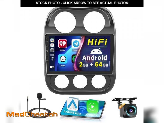 Lot 74-12047573 - Android 15 Car Radio for Jeep Compass Patriot 2010-2016-2+64G Car Stereo with Wireless Carplay Andro...