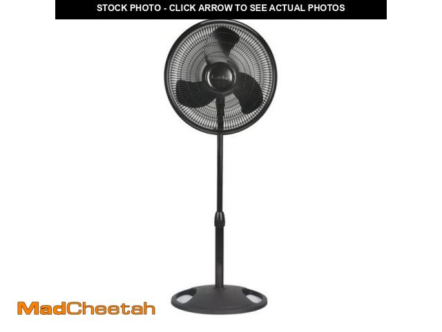 Lot 74-12426591 - Lasko 16Ã¢â¬Â 3-Speed Adjustable Oscillating Pedestal Fan  Black  S16500 New - UNUSED
