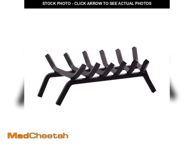 Lot 74-14326023 - Pleasant Hearth 3/4 in. 24 in. 6-Bar Steel Fireplace Grate - UNUSED