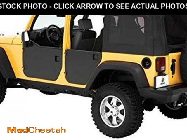 Lot 74-12096924 - Bestop 5180301 Black Element Door Enclosure Kits for 2007-2018 Wrangler JK 2-door &amp; 4-door - UNU...