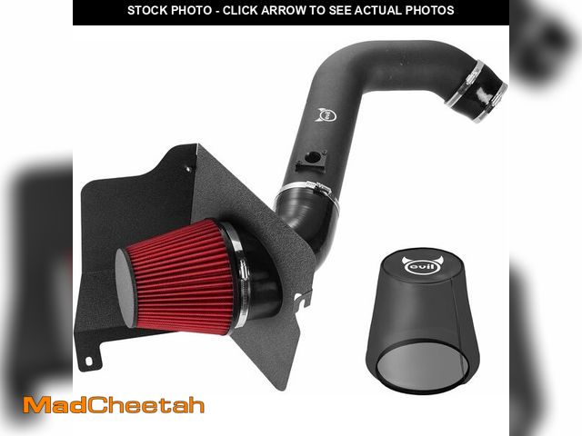 Lot 74-14250770 - (MISSING FILTER,HEAT SHEILD IS BENT) EVIL ENERGY Cold Air Intake Compatible for 2004-2005 Chevrolet ...