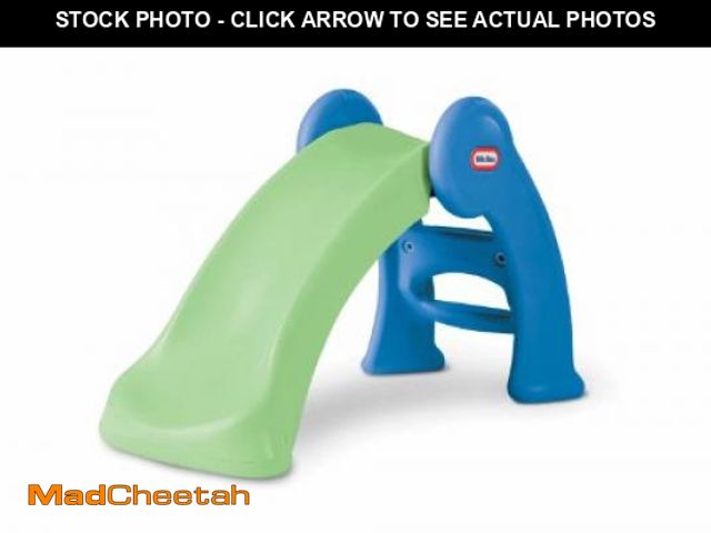 Lot 74-12510324 - Little Tikes Junior Play Slide Green/Blue, 5 ft or less - UNUSED