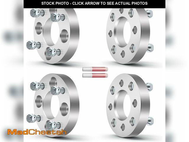 Lot 74-12329995 - OCPTY 4PCS 1 inch Thick Wheel Spacers adapters 4 Lug 4x4 to 4x110 10x1.25 Studs 64mm fits for 1988-2...