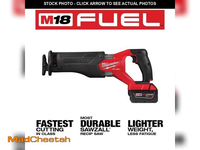 Lot 74-13132343 - Milwaukee M18 FUEL GEN-2 18V Lithium-Ion Brushless Cordless SAWZALL Reciprocating Saw (Tool-Only) - ...