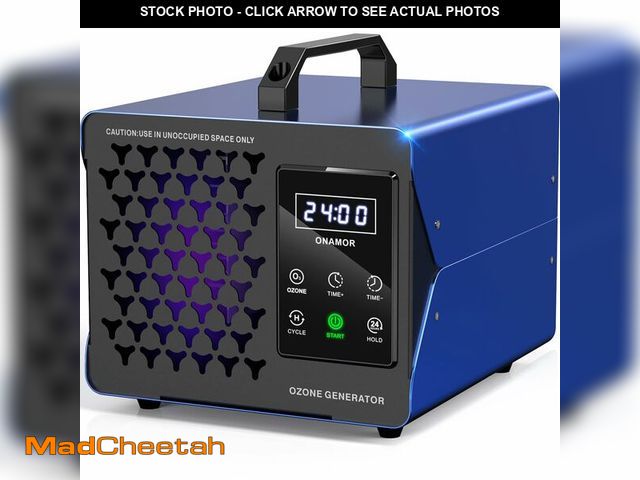Lot 74-14300486 - ONAMOR Digital Ozone Generator Odor Eliminator 180,000mg, High Capacity Ozone Machine Odor Removal U...