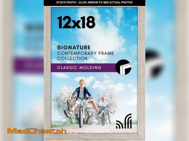 Lot 74-12136731 - Americanflat 12x18 Poster Frame with Shatter-Resistant Glass - Signature Collection - Gallery-Style ...