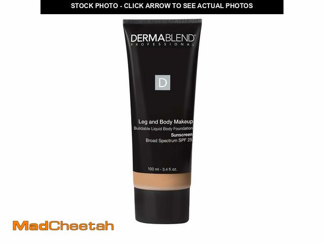 Lot 74-14266280 - Dermablend Leg and Body Makeup Foundation with SPF 25, 25W Light Sand, 3.4 Fl. Oz. - USED