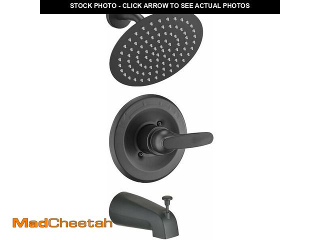 Lot 74-12331095 - Replacement 8" Rainfall Shower Faucet Tub Trim Kit for Delta 13/14 Series, High Pressure Round Rain ...