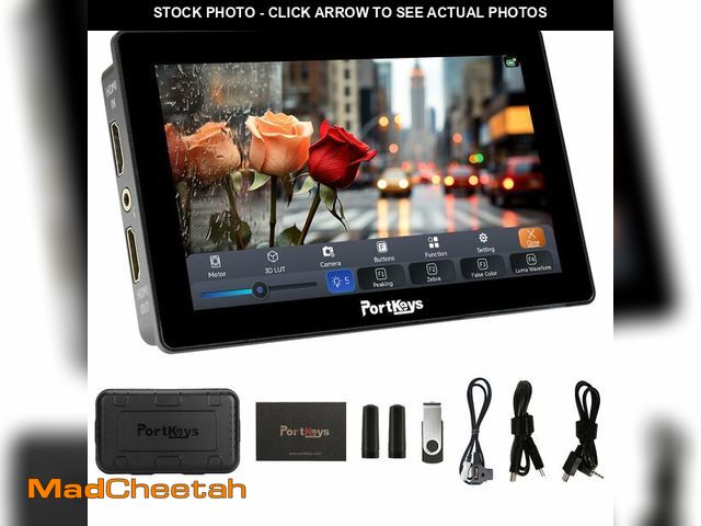 Lot 74-13573489 - Portkeys LH5P II 5.5" Camera Monitor Touch to Focus 2000nit Touchscreen 4K HDMI in/Out, for FX3 A7S ...
