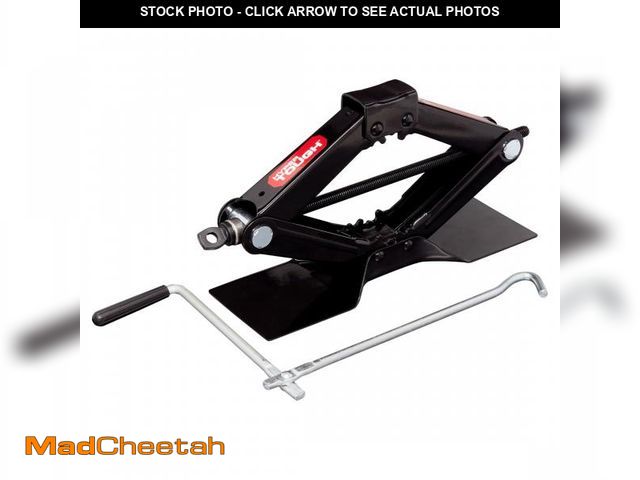 Lot 74-12421745 - Hyper Tough T10152W Lifting Scissor Jack, 1.5 Ton Black - UNUSED