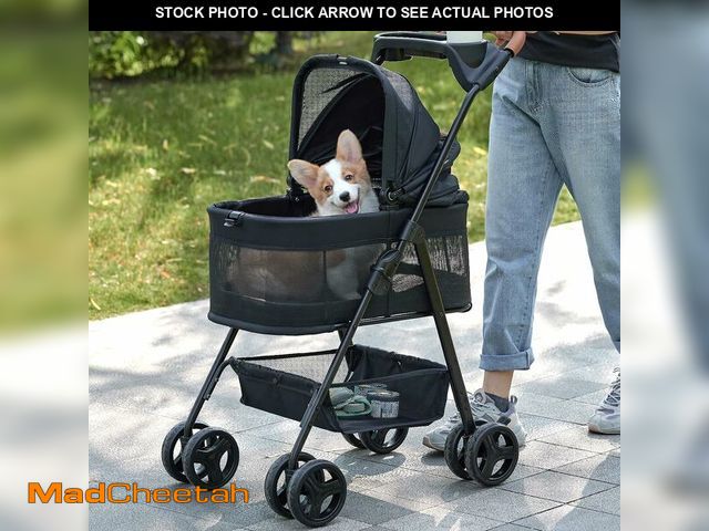 Lot 74-13836650 - Zoosky 3 in 1 Pet Stroller with Removable Carrier, Folding Stroller for Small/Medium Dogs and Cats, ...