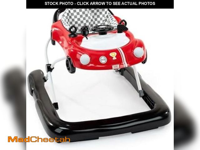 Lot 74-12396472 - Bright Starts Little Speedster 3-in-1 Car Walker, Red Racer, Baby Activity Walker for Boys and Girls...