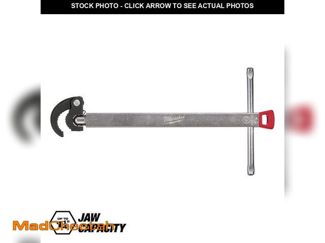 Lot 74-12796075 - Milwaukee 1.25 in. Basin Wrench - USED