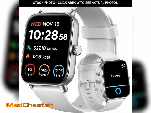Lot 74-12972787 - Gydom Smart Watches for Women Men [Alexa Built-in, 1.8"] Smartwatch with Heart Rate/SpO2/Sleep/Stres...