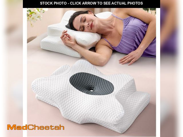Lot 74-12711310 - Dream Without Pain Cervical Neck Pillow for Sleeping, Ergonomic Side Sleeper Pillows for Adults, Coo...
