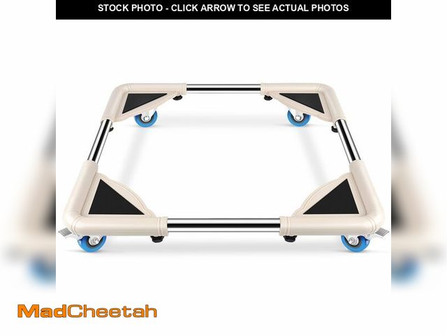 Lot 74-12978008 - SPACECARE Mobile Roller with 4 Locking Wheels - Adjustable Furniture Dolly Washing Machine Stand Ref...