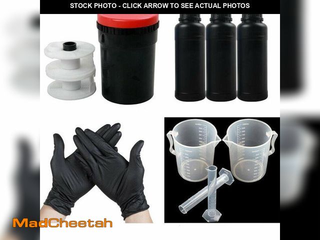 Lot 74-12697050 - 120 135 B&amp;W Film Darkroom Kit Developing Equipment Processing Tool Developing Tank with Spiral R...