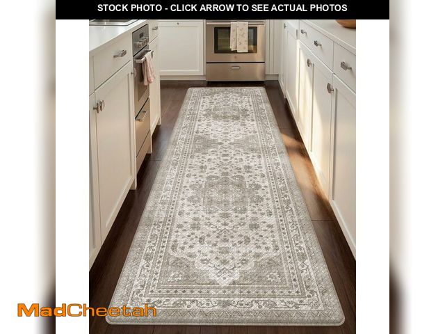 Lot 74-13791243 - Color&amp;Geometry Kitchen Floor Mats Anti Fatigue, Cushioned Boho Rugs,Waterproof Non Slip Kitchen ...