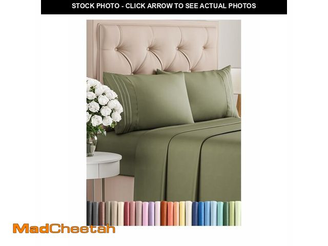 Lot 74-12713726 - King Size 4 Piece Sheet Set - Comfy Breathable &amp; Cooling Bed Sheets Set - Hotel Luxury Bedding f...