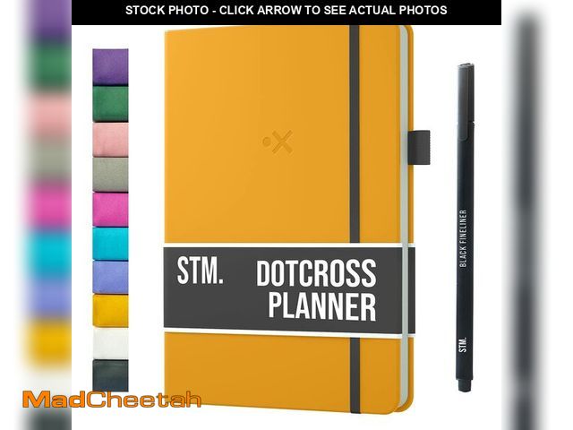 Lot 74-12710953 - Daily Planner 2025 (Undated) | A5 Dotcross | Your All in One Day Organizer, At A Glance Weekly Agend...