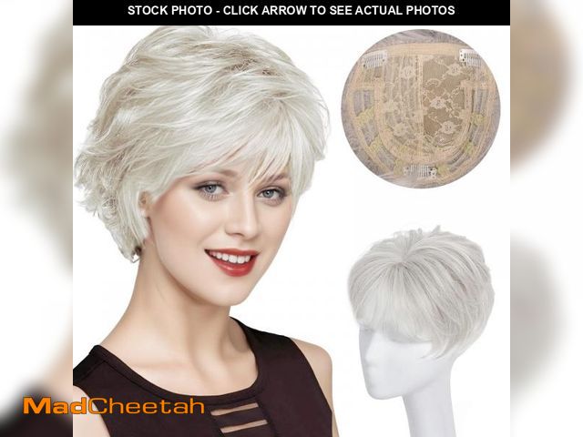 Lot 74-12434781 - CROWN GUIDE Short Pixie Cut Hair Toppers for Women with Thinning Hair - Clip-In Synthetic Topper wit...