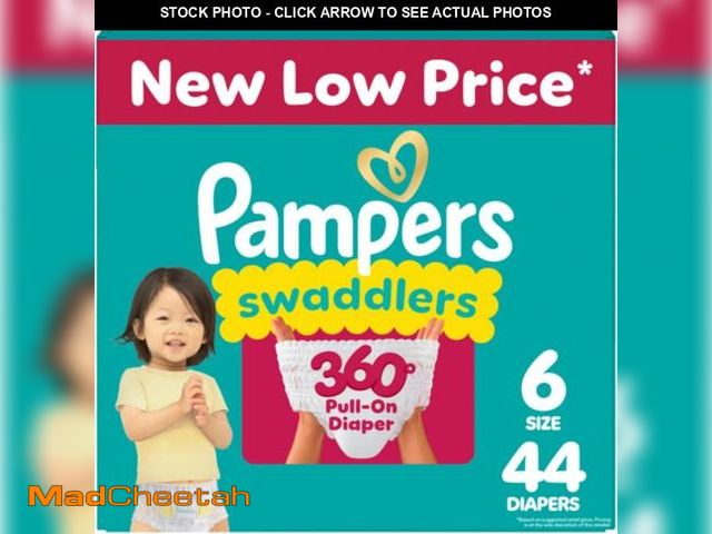 Lot 74-12098419 - Diapers - Swaddlers 360 - Size 6, 44 Count, for up to 100% Leakproof Premium Skin Protection (Packag...