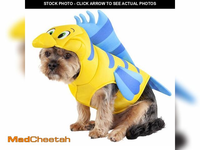 Lot 74-12769701 - Rubies Disney Little Mermaid: Flounder Pet Costume for For Dogs or Cats, Medium - UNUSED