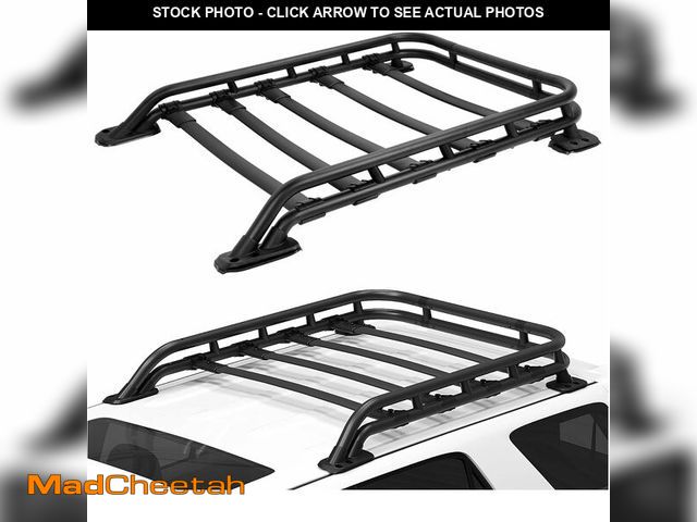 Lot 74-12787353 - ECOTRIC Roof Rack Cargo Basket Compatible with 2010-2023 Toyota 4Runner Sport Utility 4-Door, Roofto...