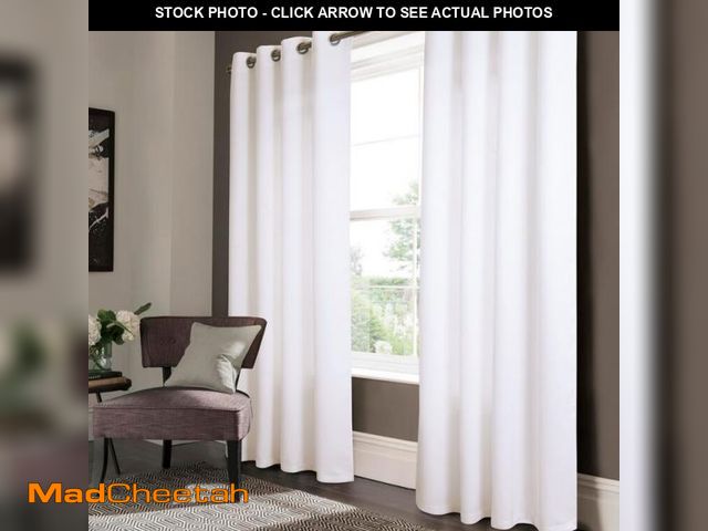 Lot 74-5389647 - Everly Quinn Lina Blackout Collection Solid Blackout Grommet Single Curtain Panel QLKO1514 - UNUSED