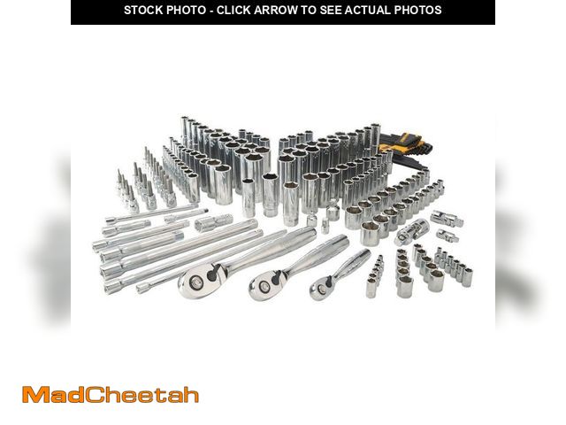 Lot 74-13225836 - DEWALT Chrome Vanadium Mechanics Tool Set (192-Piece) - UNUSED