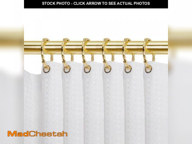 Lot 74-12365629 - Utopia Alley Eternity Curtain Rings Rustproof Zinc Shower Curtain Rings for Bathroom Shower Rods Cur...