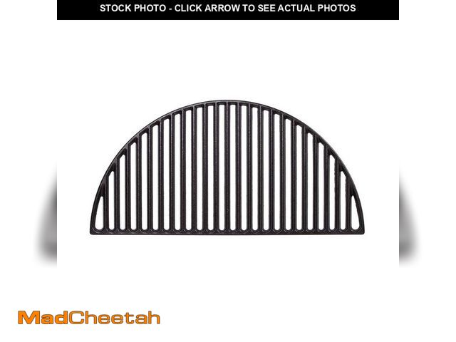 Lot 74-14280083 - Kamado Joe Half Moon Cast Iron Grill Grate for 24 in. Big Joe - UNUSED