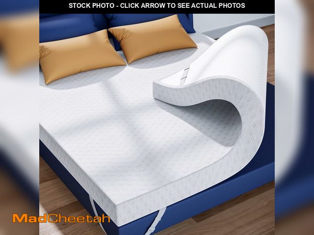 Lot 74-13710409 - RISAR Memory Foam Mattress Topper California King Size Mattress pad 3Ã¢â¬Ã¢â¬ Inch High Density Ma...