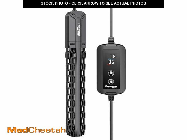 Lot 74-12700832 - FREESEA Aquarium Heater for Fish Tank: 100W/200W/300W/500W Submersible Fish Tank Heater with Over-Te...