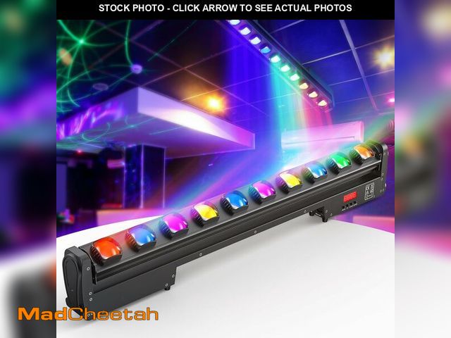 Lot 74-13697647 - 4 in 1 LED Wall Washer Light,250W Moving Head Light Dj Lights Bar Alloy Y axis 120 degree Beam Prote...