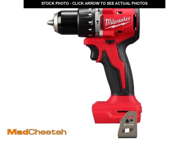 Lot 74-13135863 - Milwaukee M18 18V Lithium-Ion Brushless Cordless 1/2 in. Compact Hammer Drill/Driver (Tool-Only) - U...