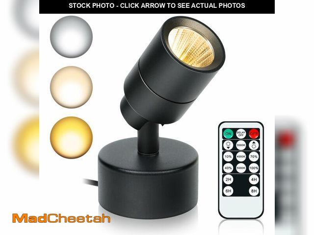 Lot 74-12714042 - LED Spotlights Indoor, 5W Plants Uplighting with Remote Control Dimmable &amp; Timer, Uplights Indoo...