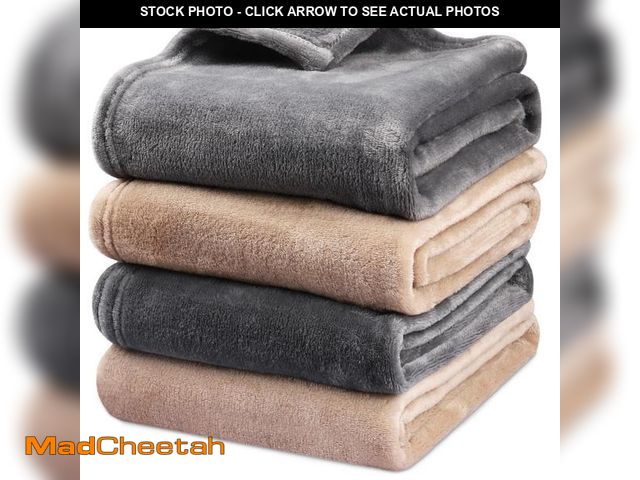 Lot 74-11554681 - Onarway Dog Blanket Washable for Puppy: 4 Packs Dog Blankets 40x28 - Fluffy Soft Small Throw for Cat...