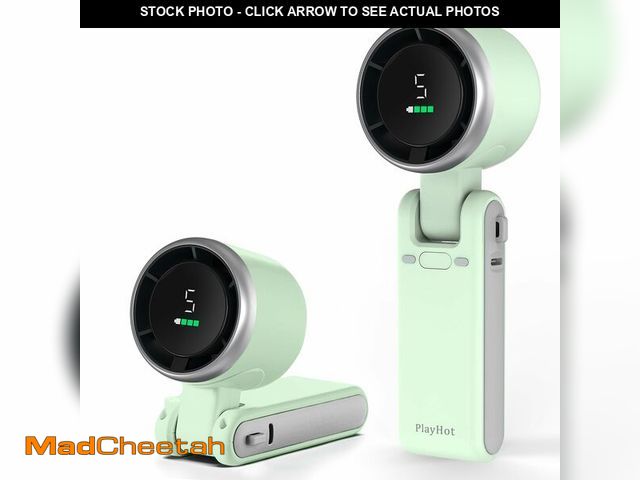 Lot 74-12504420 - PlayHot Portable Handheld Turbo Fan, 5 Gear Wind, Battery Operated, Up to 12 Working Hours, 3 IN 1 H...