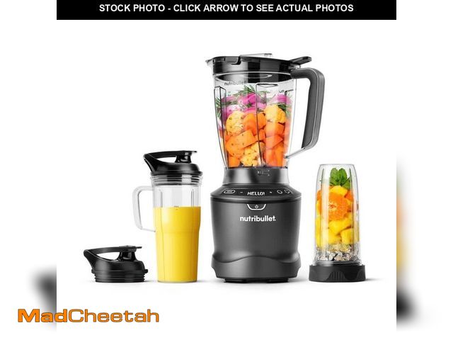 Lot 74-14193197 - NutriBullet 64 oz. 5 Speed Gray Pro Blender Combo - UNUSED